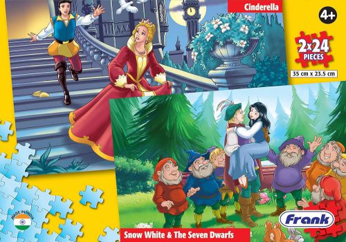 Frank Puzzle- Cinderella And Snow White & The Seven Dwarfs 2in1 